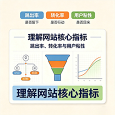 太原建站-理解网站核心指标：跳出率、转化率与用户粘性