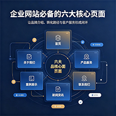 太原建站-企业网站必备的六大核心页面